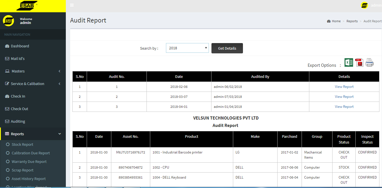 equipment management system software in noida